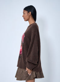 GANNI Ganni Women Brushed Knit Sweater