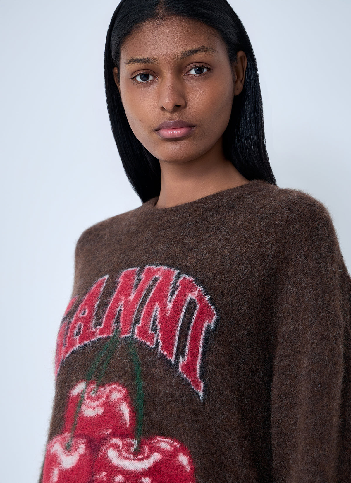 GANNI Ganni Women Brushed Knit Sweater
