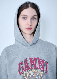 GANNI Ganni Women Isoli Beaded Baby Tiger Print Sweatshirt