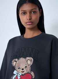 GANNI Ganni Women Logo Motif Sweatshirt