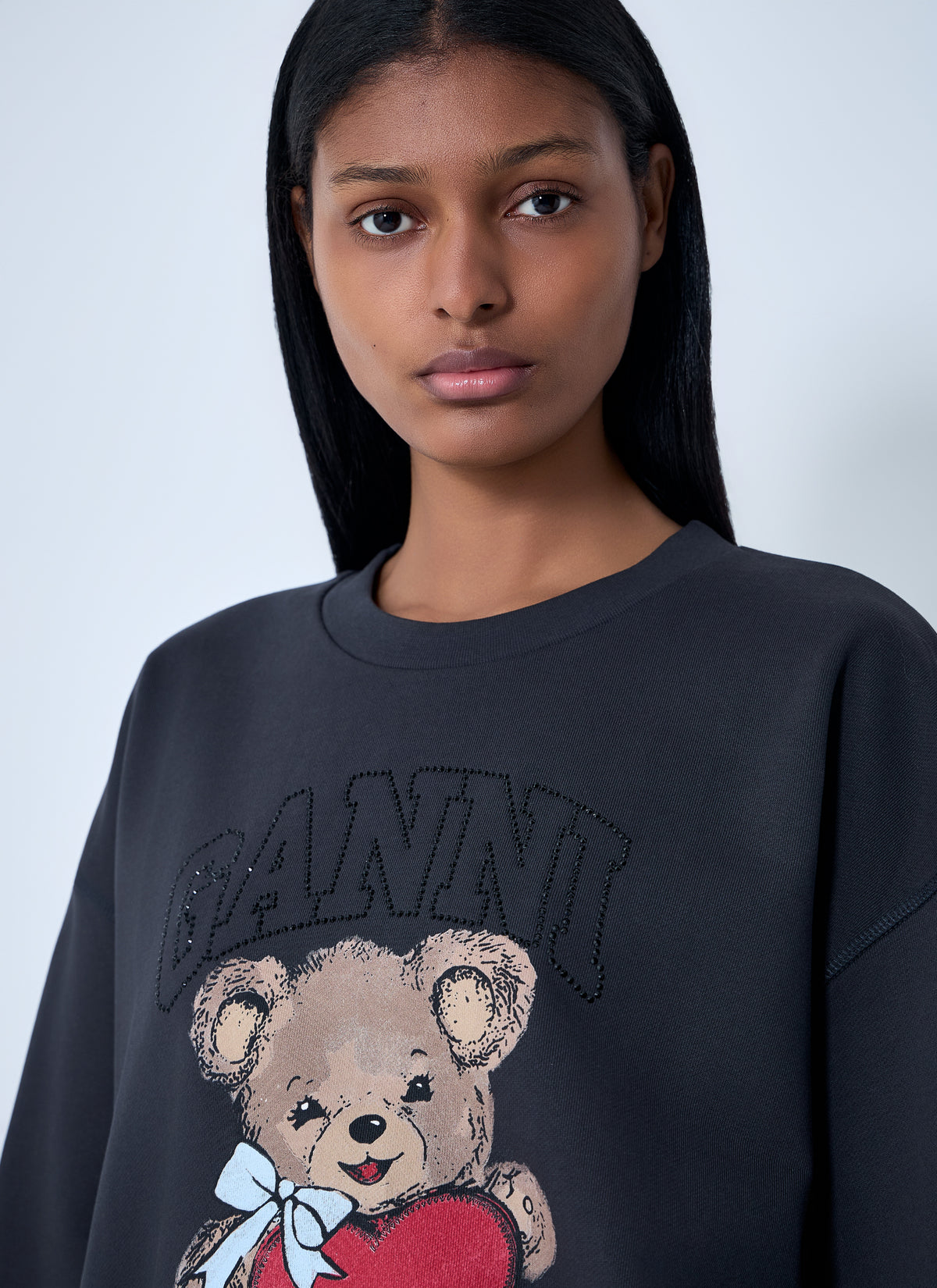 GANNI Ganni Women Logo Motif Sweatshirt