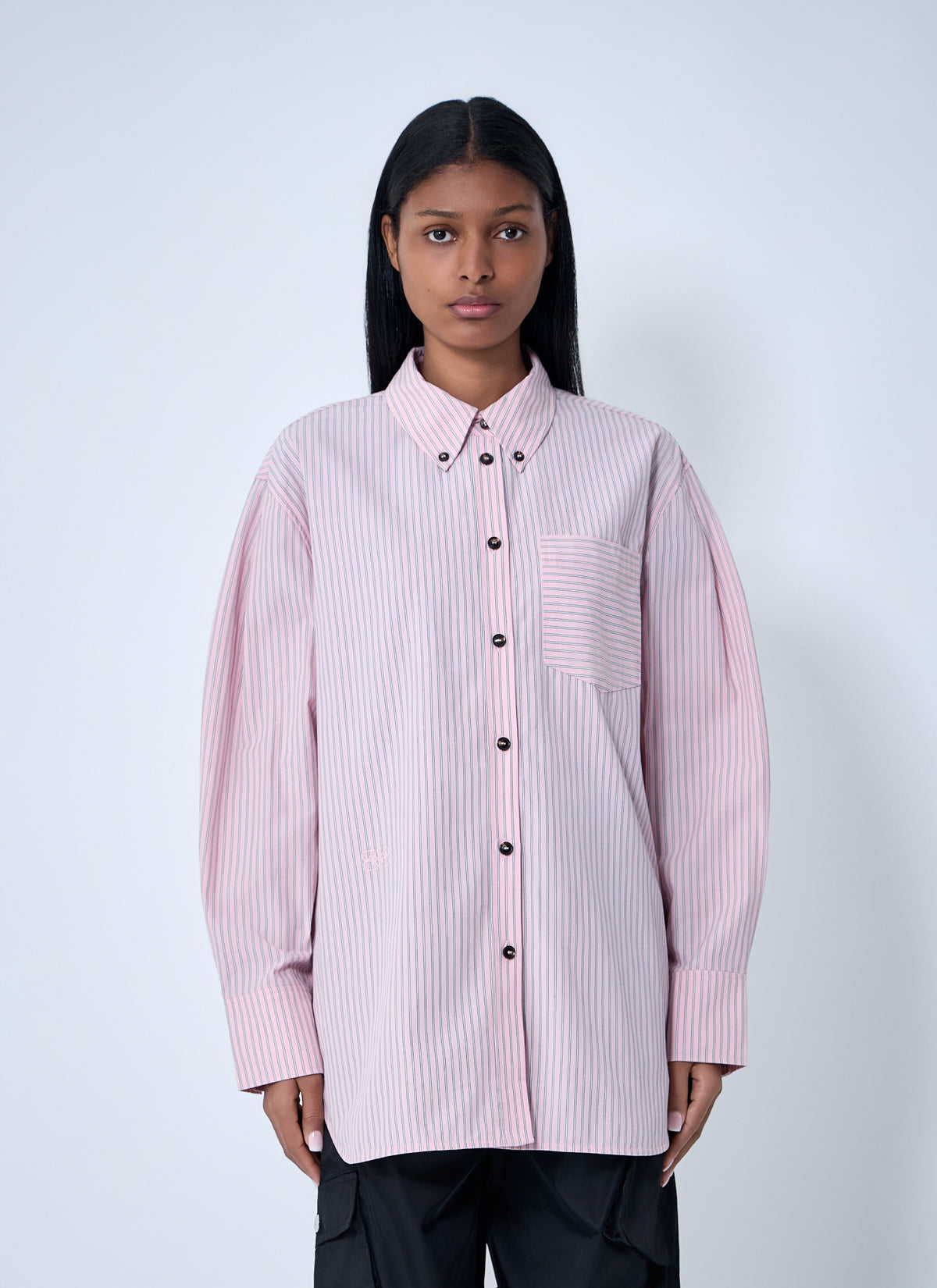 GANNI Ganni Women Stripe Shirt