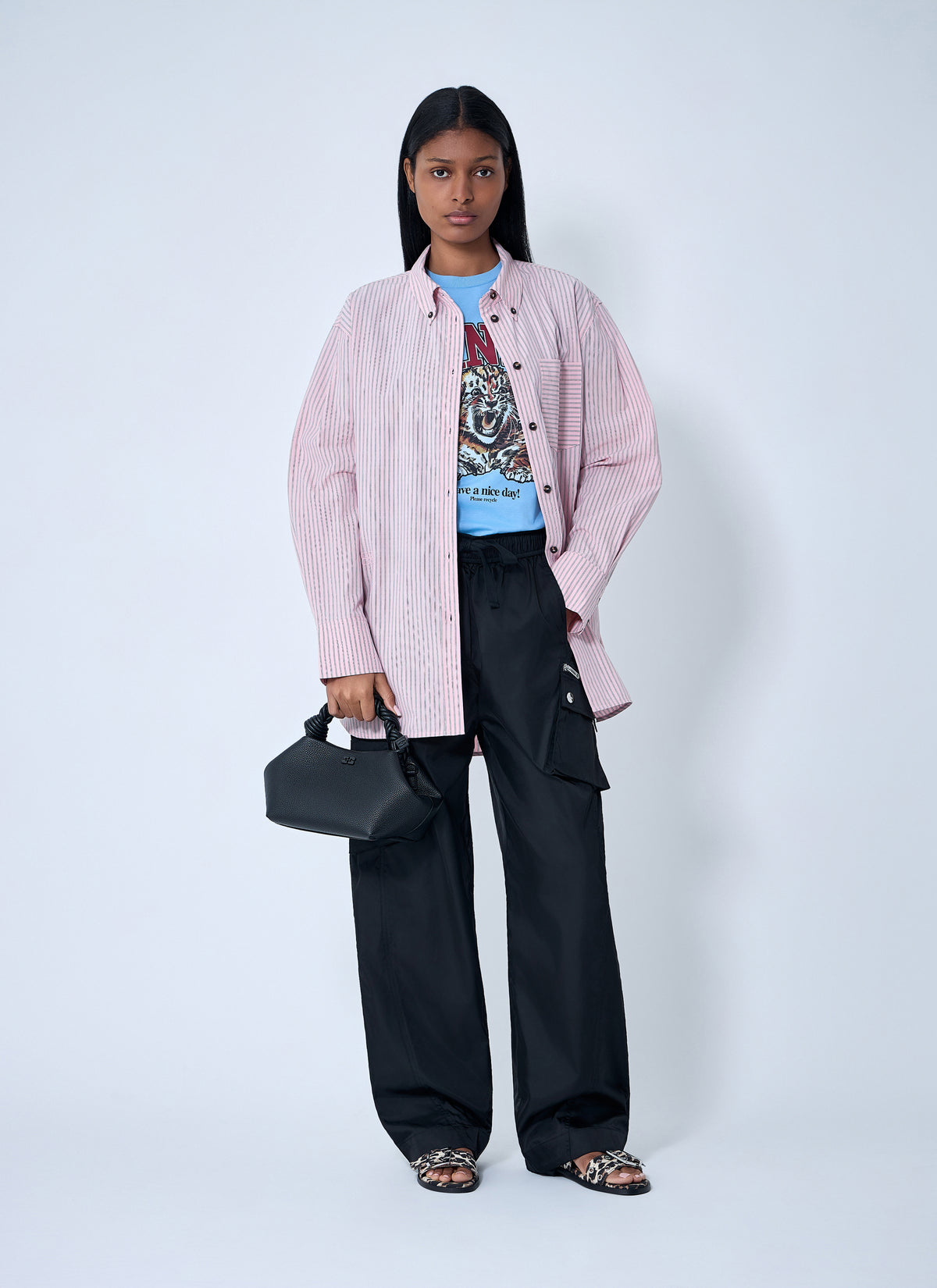 GANNI Ganni Women Stripe Shirt