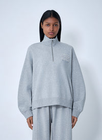 Ganni Women Half-Zip Sweatshirt