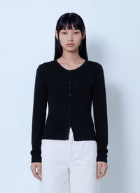 Ganni Women Compact Pointelle Rib Jersey Top