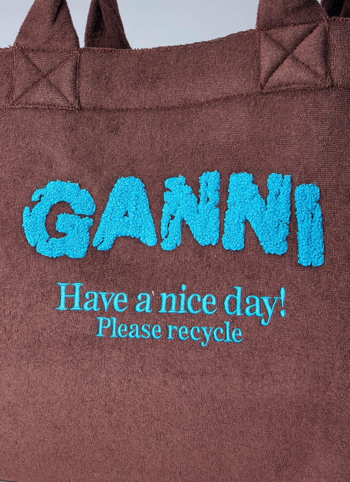 Ganni Women Xxl Reversible Tote Bag
