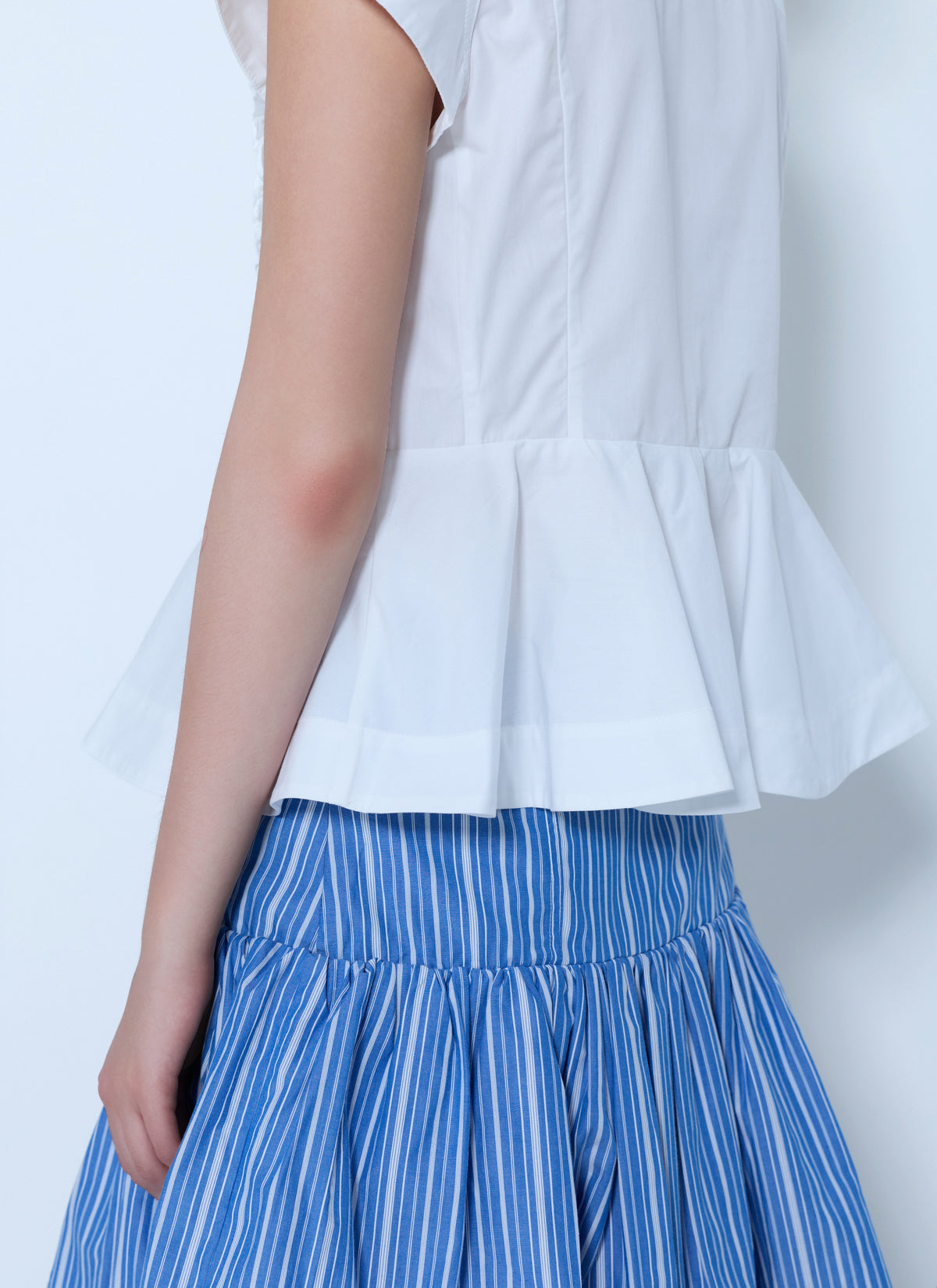 Ganni Women Compact Poplin Collar Blouse