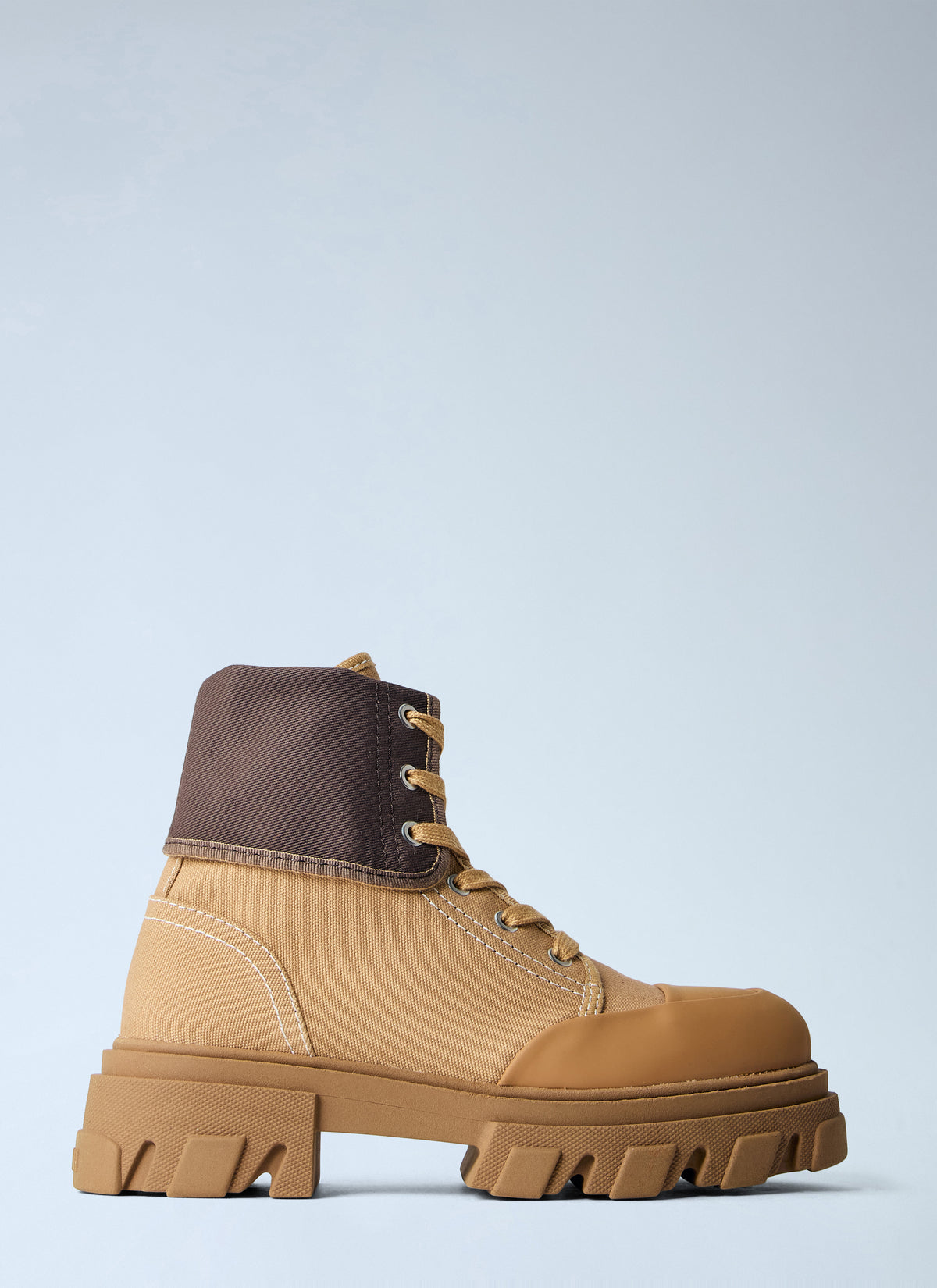 GANNI Ganni Women Cleated Canvas Trail Boots