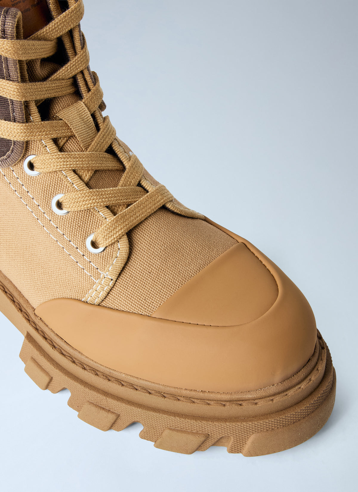 GANNI Ganni Women Cleated Canvas Trail Boots