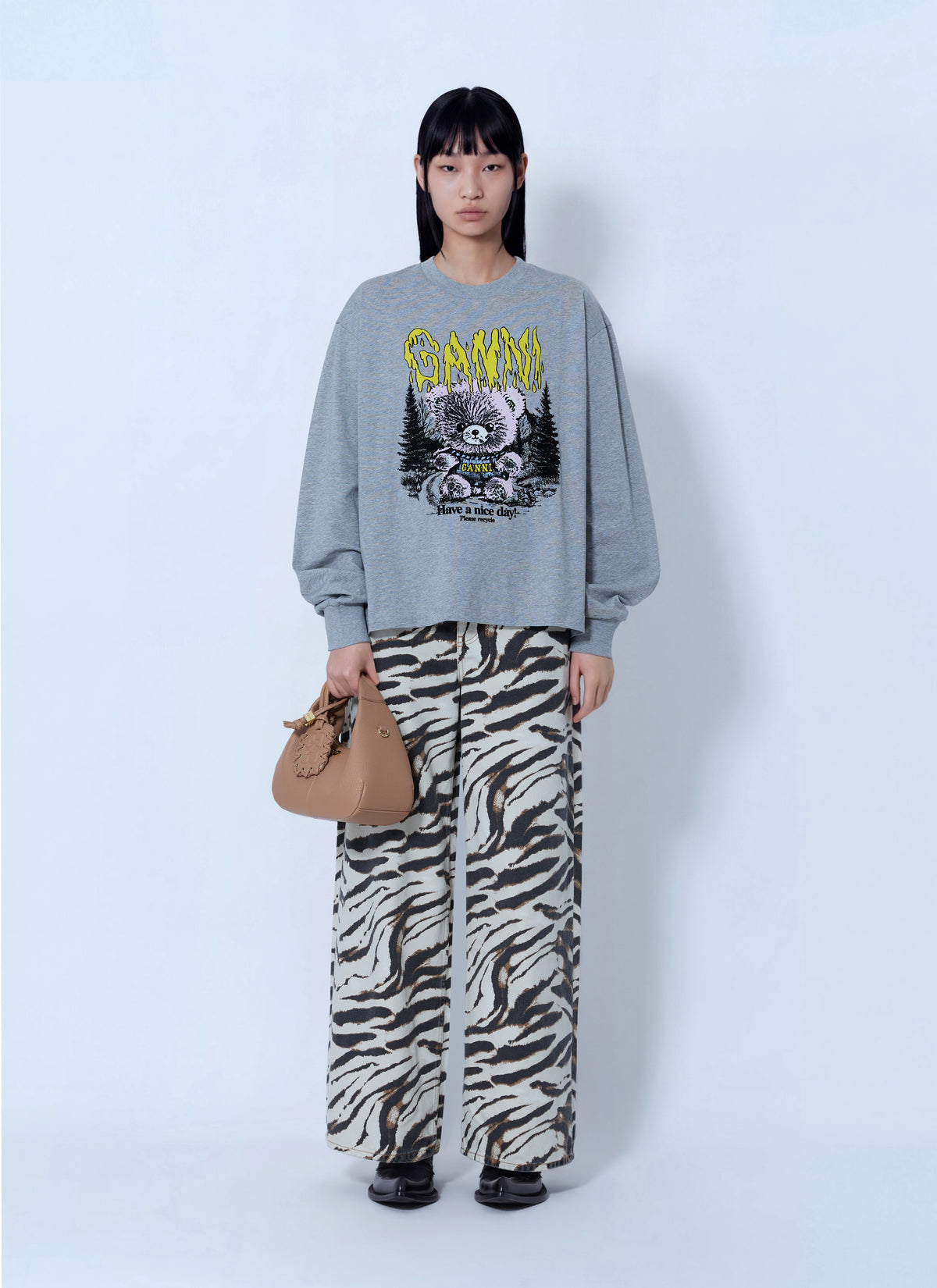 Ganni Women Basic Cotton Jersey Longsleeve