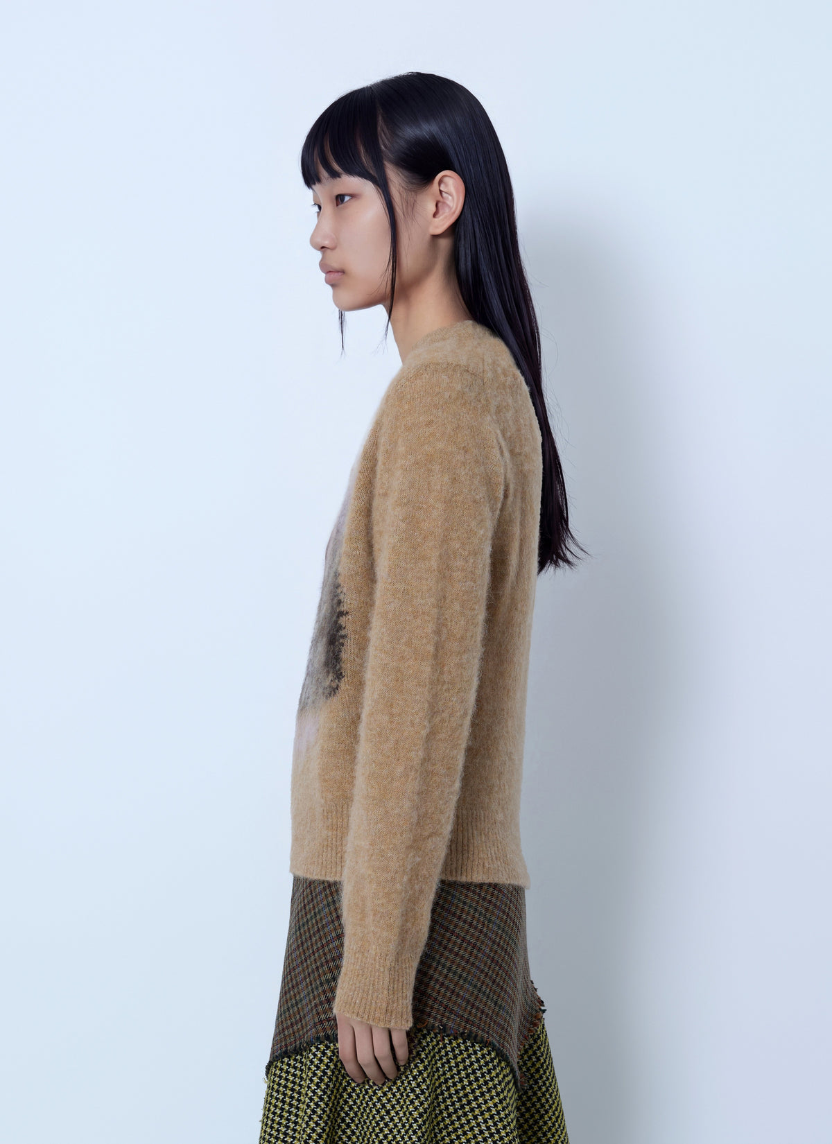 Ganni Women Brushed Alpaca Teddy Sweater