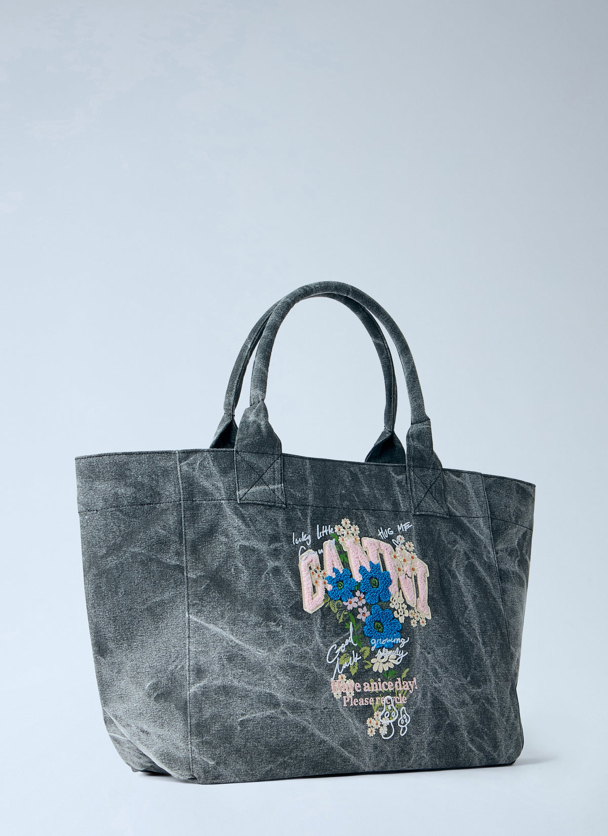 Ganni Women Medium Trapeze Shopping Bag