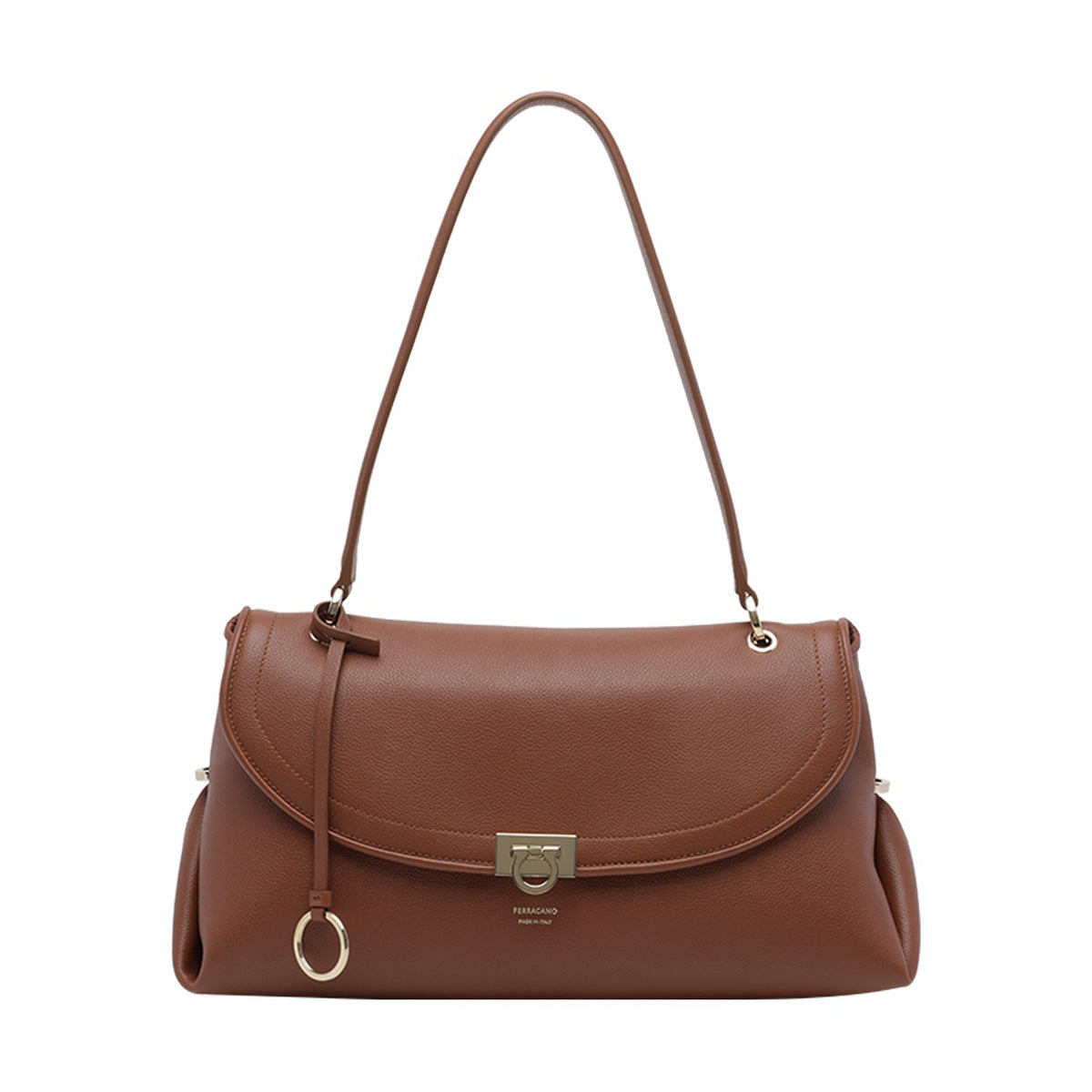 Ferragamo Women Gancini Logo Shoulder Bag