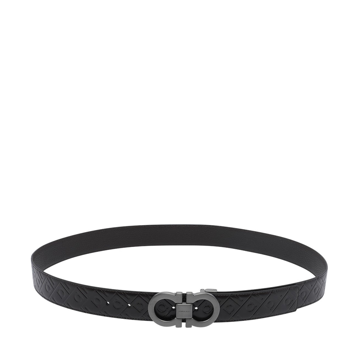 Ferragamo Ferragamo Men Gancini Reversible And Adjustable Belt