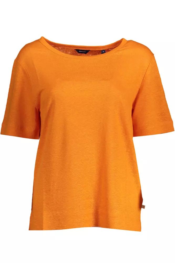 Gant Orange Linen Women Women's Top