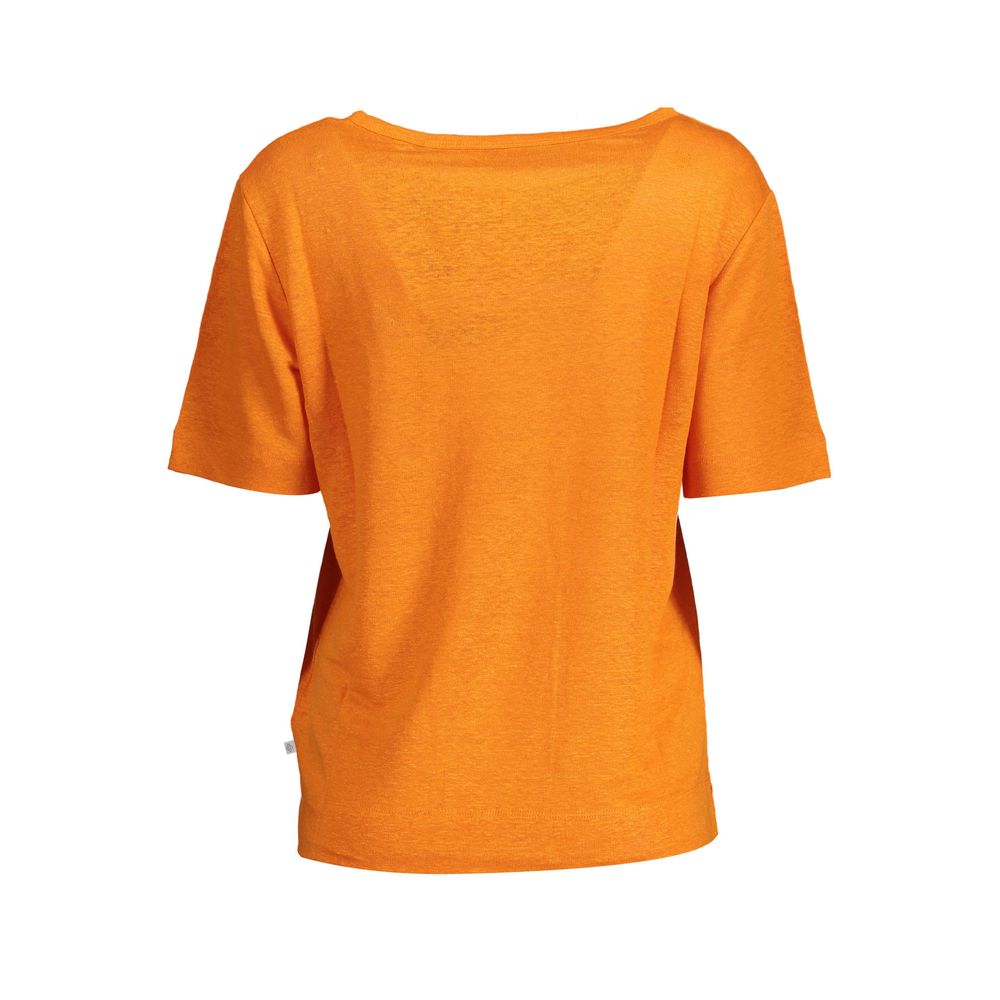 Gant Orange Linen Women Women's Top