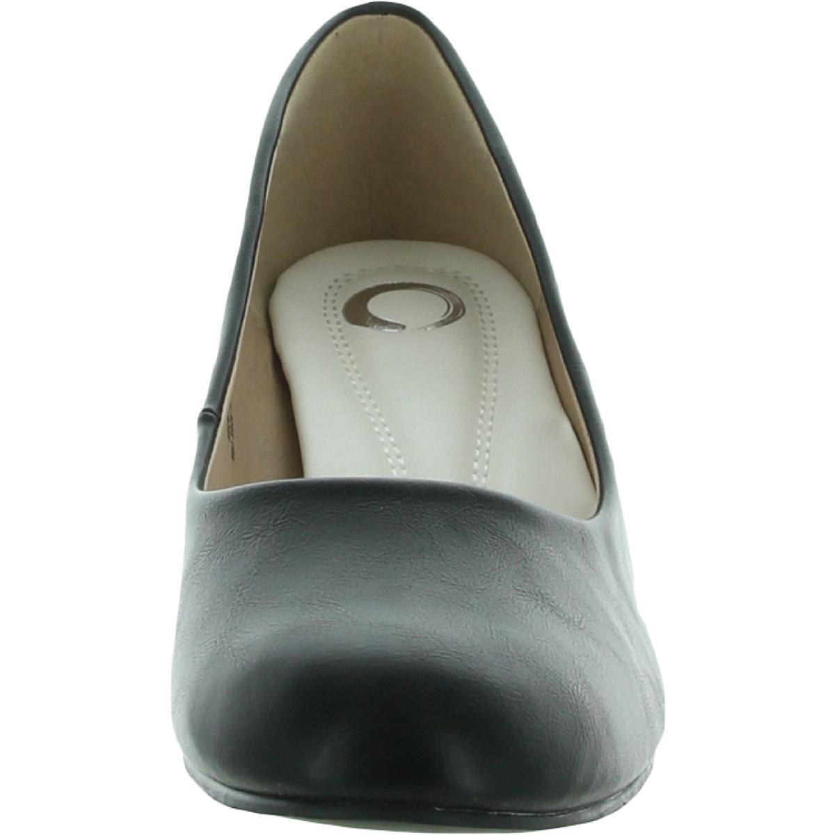 Luu Womens Cushioned Footbed Closed Toe Dress Heels