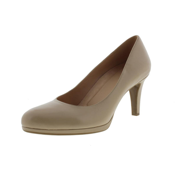 Michelle Womens Padded Insole Round Toe Pumps