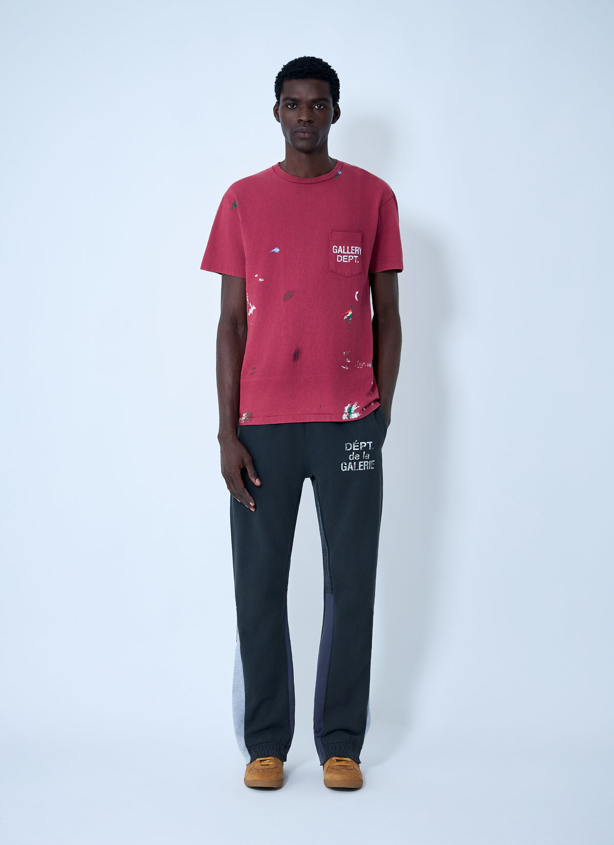 Gallery Dept. Men Logo Motif T-Shirt