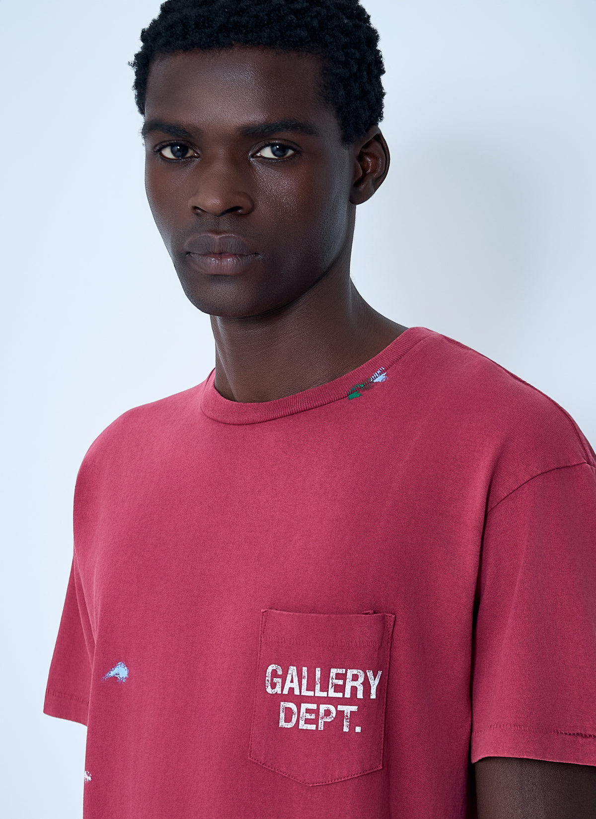 Gallery Dept. Men Logo Motif T-Shirt