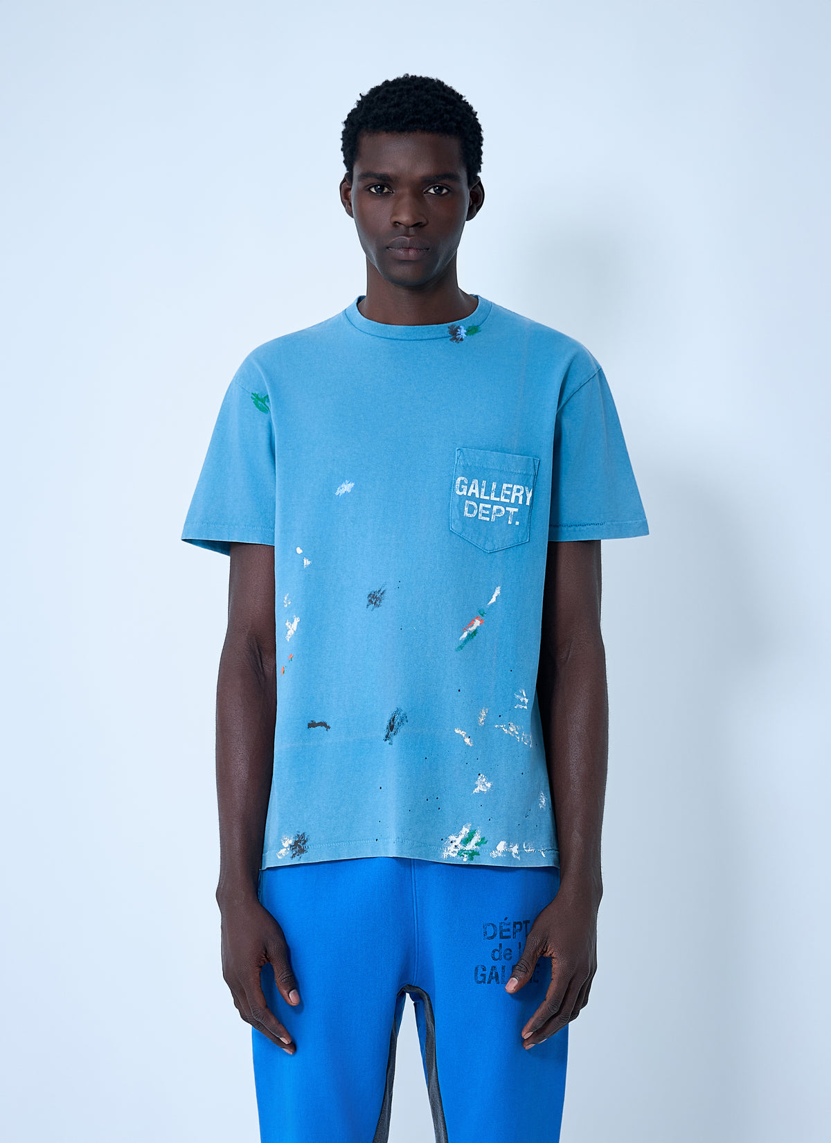 Gallery Dept. Men Logo Motif T-Shirt