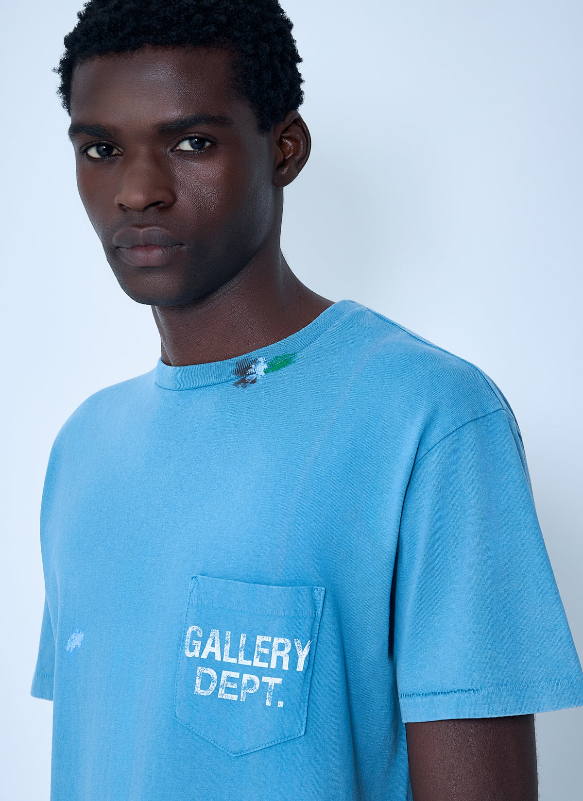 Gallery Dept. Men Logo Motif T-Shirt