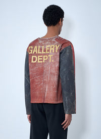 Gallery Dept. Gallery Dept. Men Raw-Edge Zip-Print Top