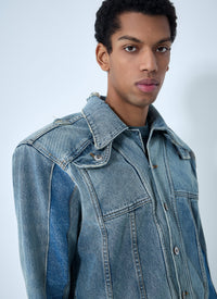 Gallery Dept. Men Panelled Denim Jacket