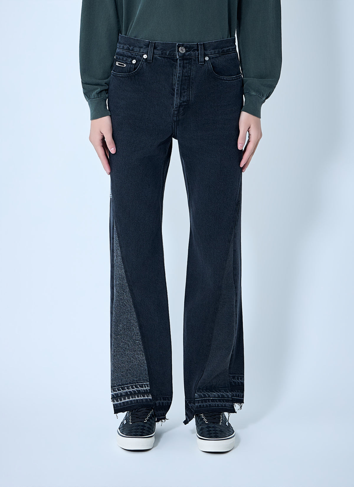Gallery dept. Gallery Dept. Men Twisted Wide Leg Jeans