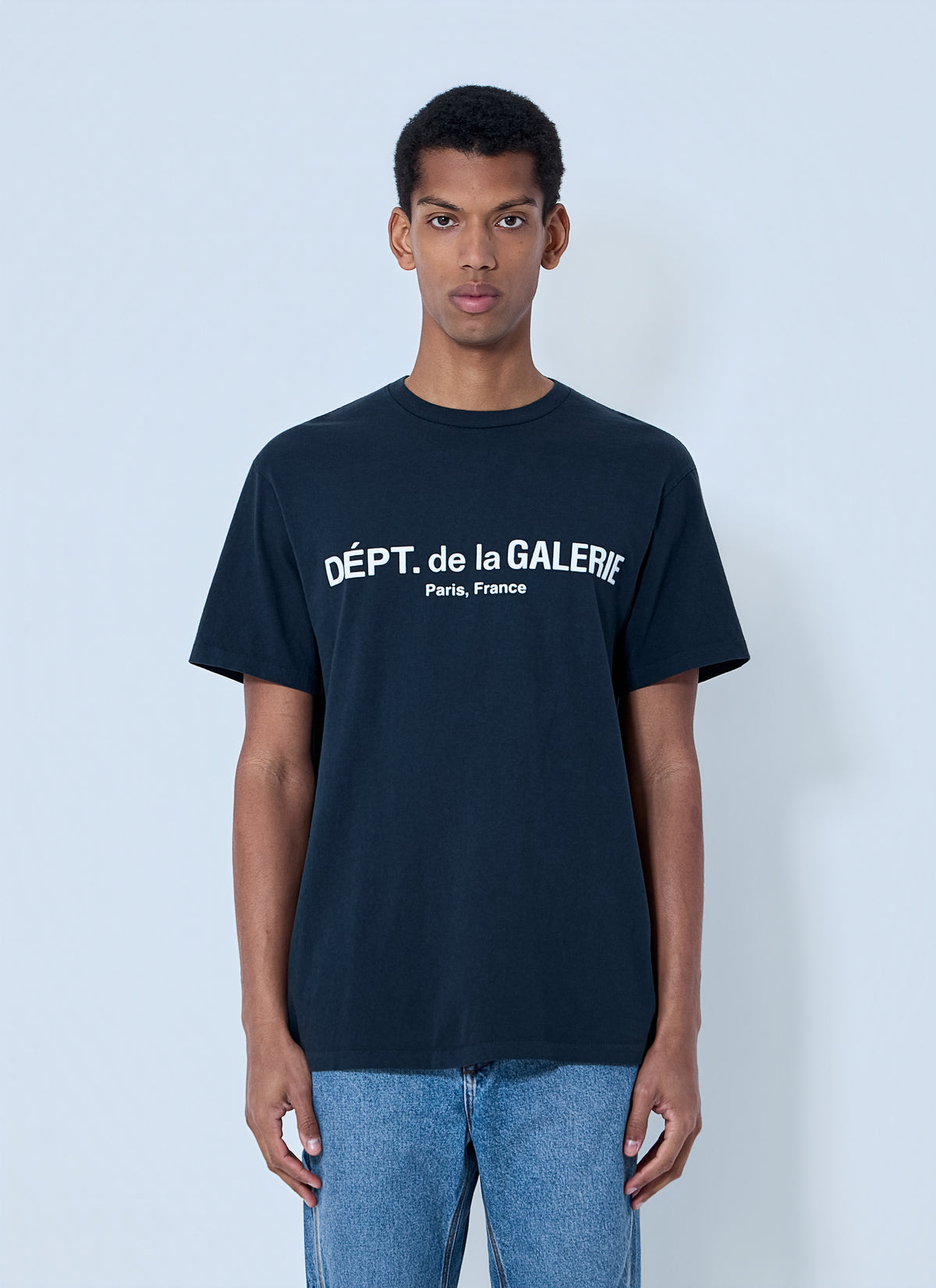 Gallery Dept. Men Logo Print Cotton T-Shirt