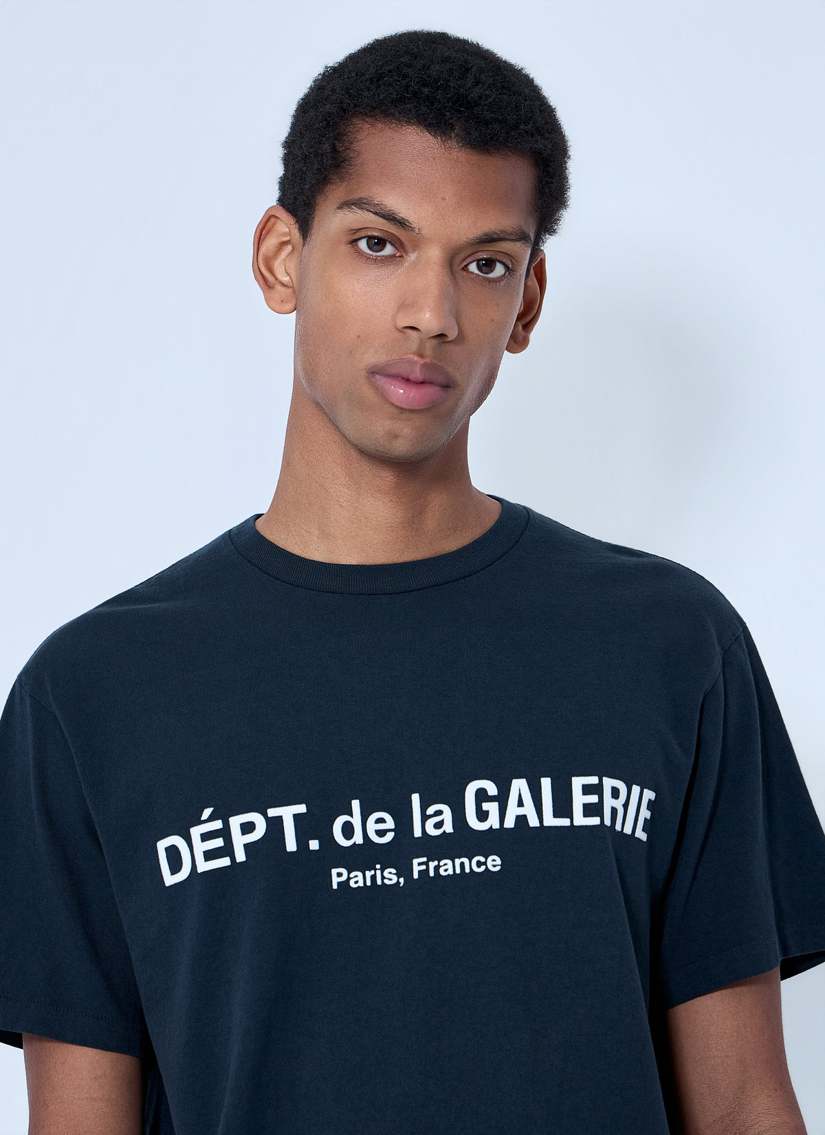 Gallery Dept. Men Logo Print Cotton T-Shirt