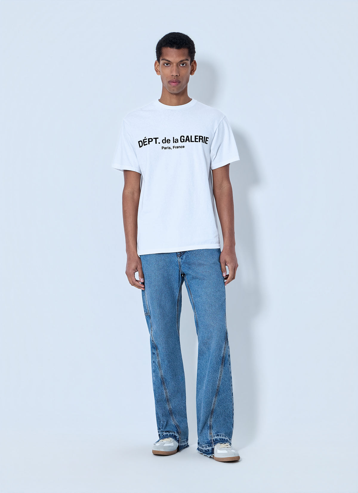 Gallery Dept. Men Cotton Jersey Logo T-Shirt
