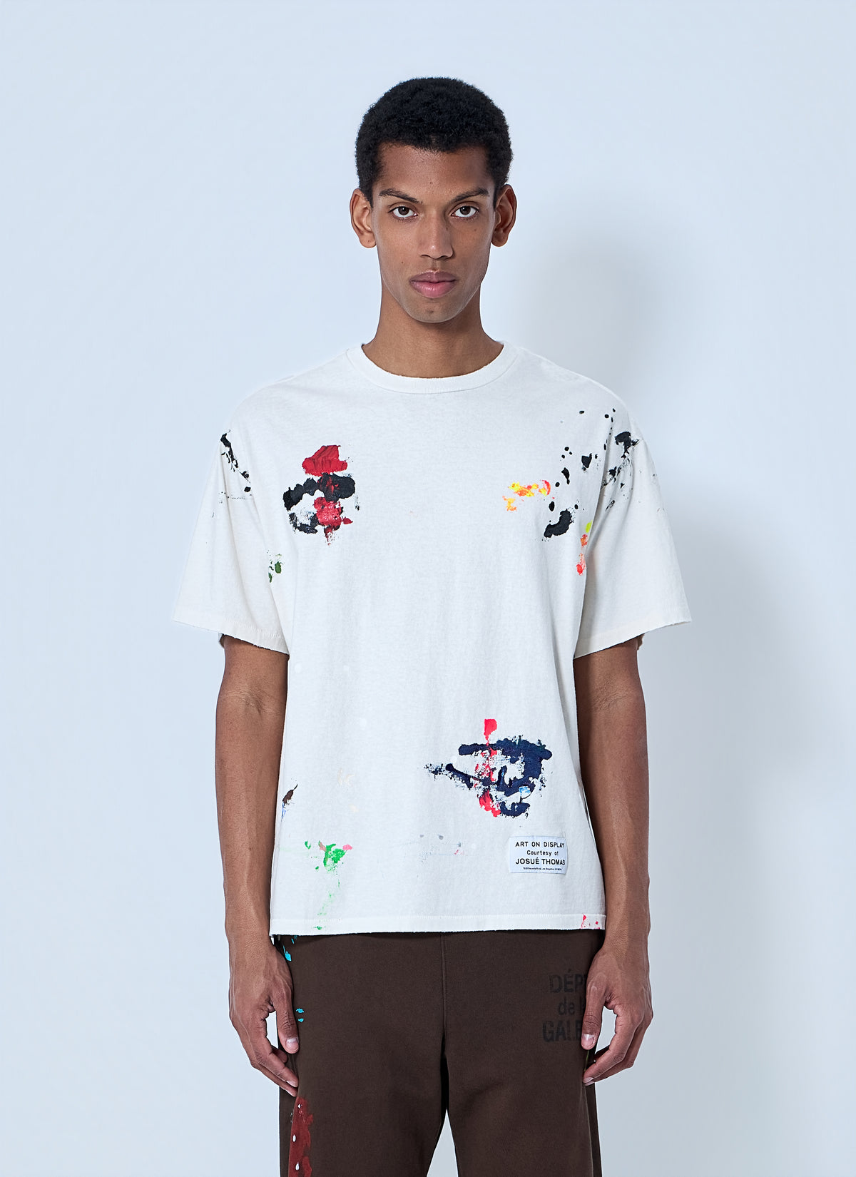 Gallery Dept. Men Abstract Print Cotton T-Shirt