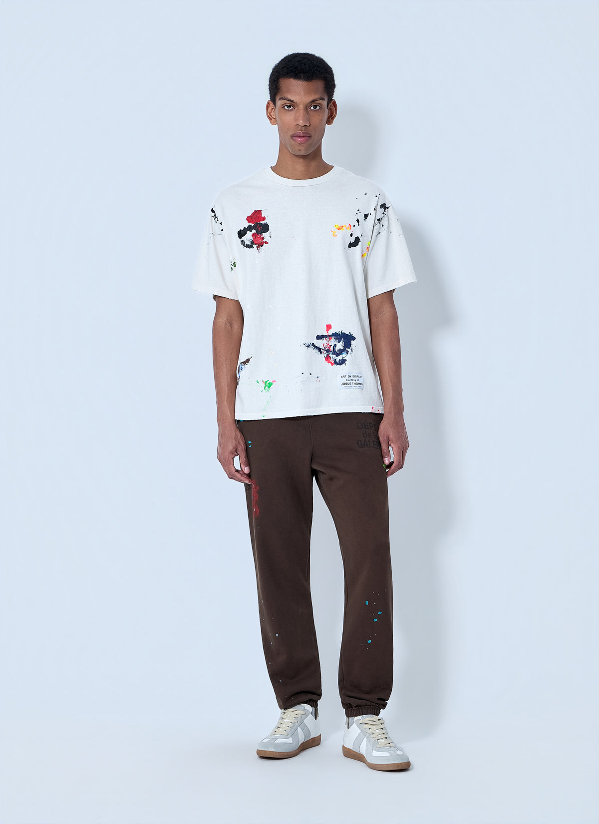 Gallery Dept. Men Abstract Print Cotton T-Shirt