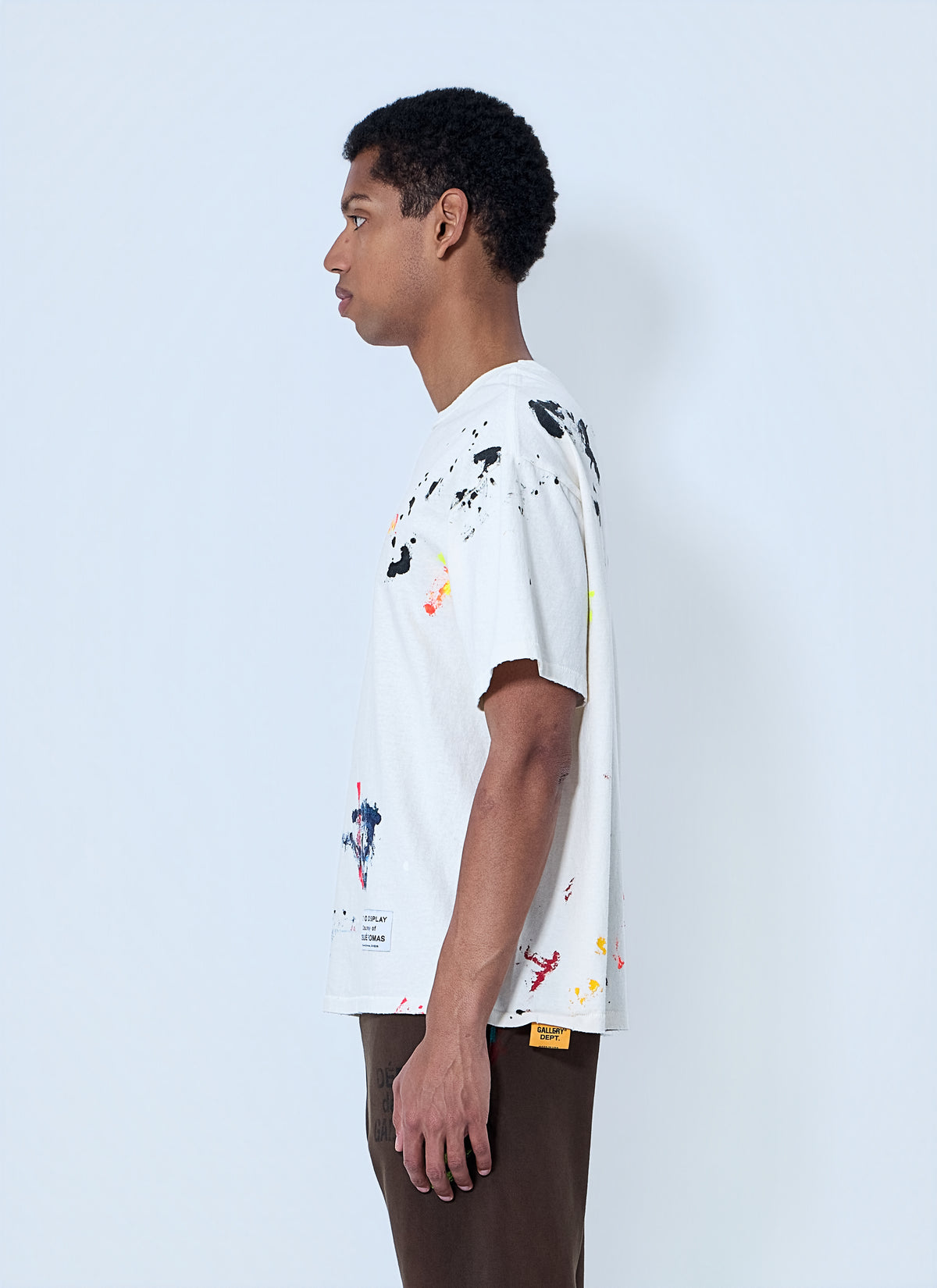 Gallery Dept. Men Abstract Print Cotton T-Shirt
