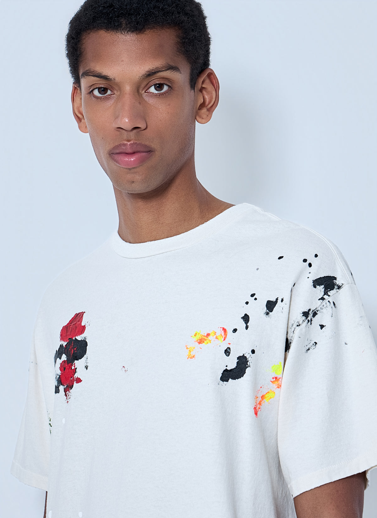 Gallery Dept. Men Abstract Print Cotton T-Shirt