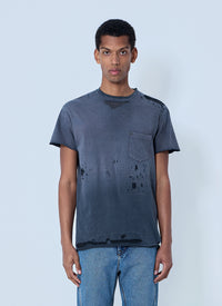 Gallery Dept. Gallery Dept. Men Distressed Cotton Jersey T-Shirt