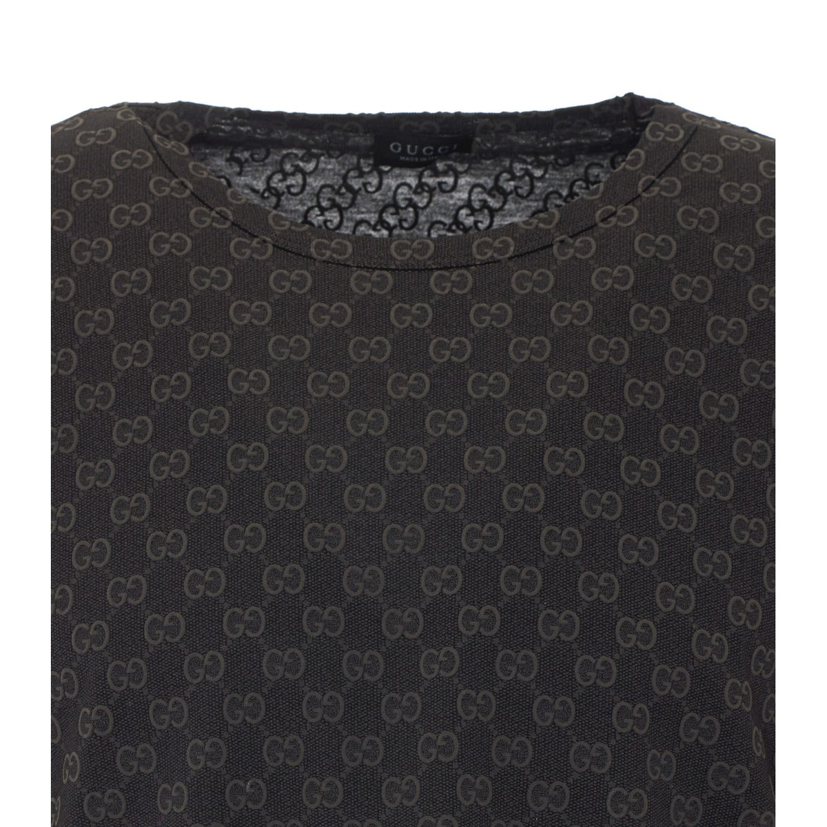 Gucci Men Gg Logo Printed T-Shirt