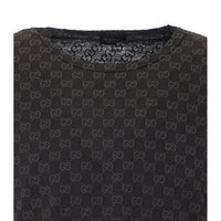Gucci Men Gg Logo Printed T-Shirt