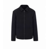 Gucci Gucci Men Gg Reversible Wool And Nylon Zip Jacket
