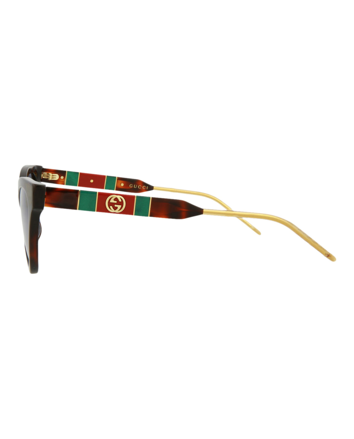 Gucci Gucci Womens  Havana Havana Blue Fashion Designer Eyewear