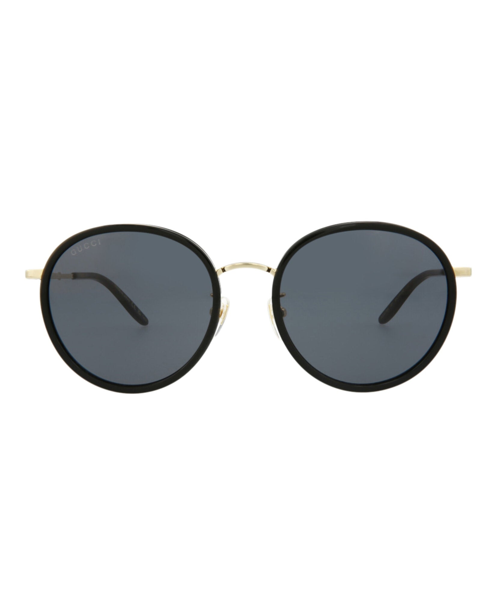 Gucci Mens Round/Oval Black Gold Grey Fashion Designer Eyewear
