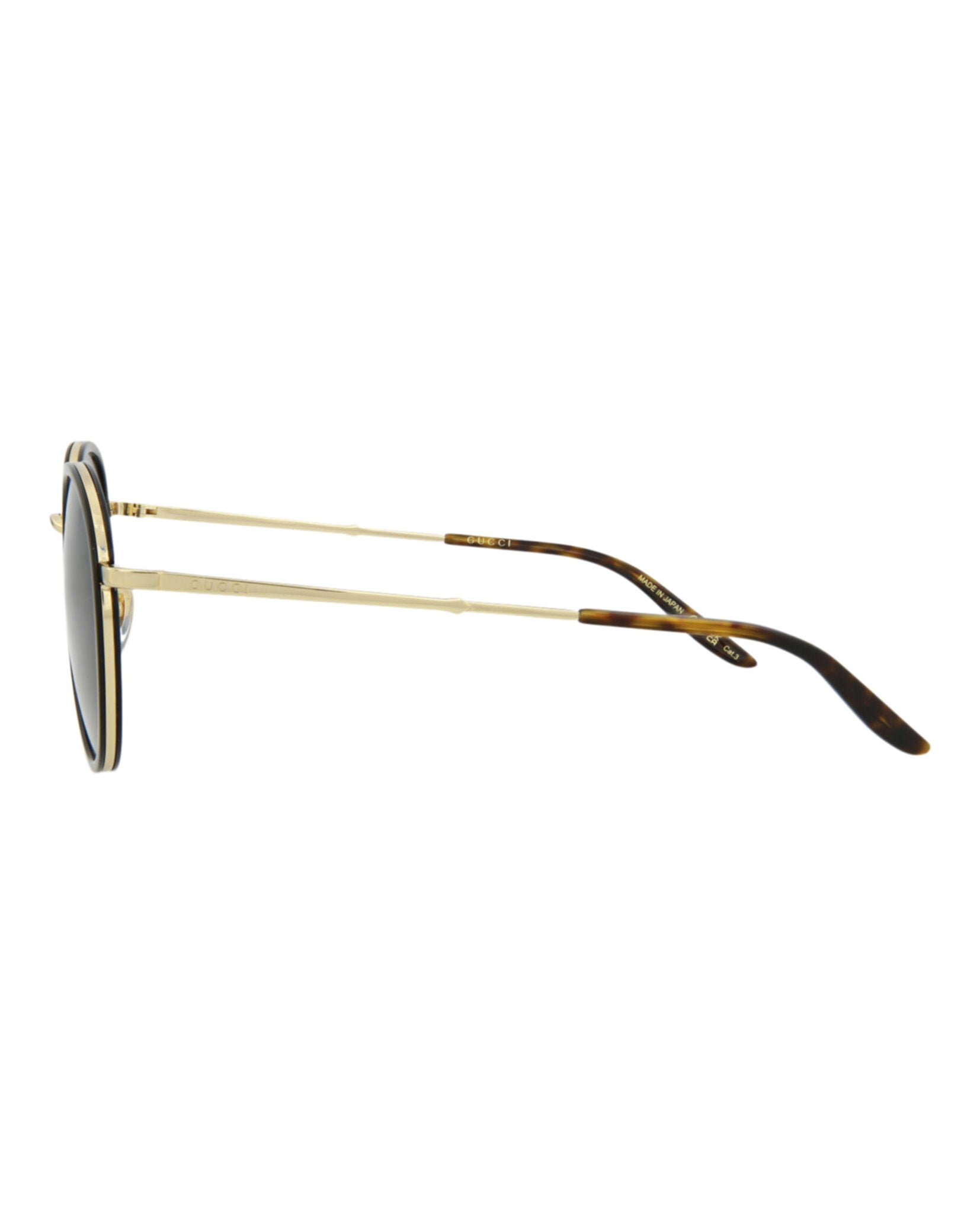 Gucci Mens Round/Oval Black Gold Grey Fashion Designer Eyewear