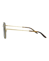 Gucci Mens Round/Oval Black Gold Grey Fashion Designer Eyewear