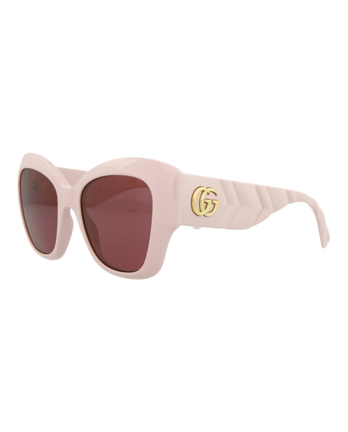 Gucci Womens Cat Eye Pink Pink Violet Fashion Designer Eyewear