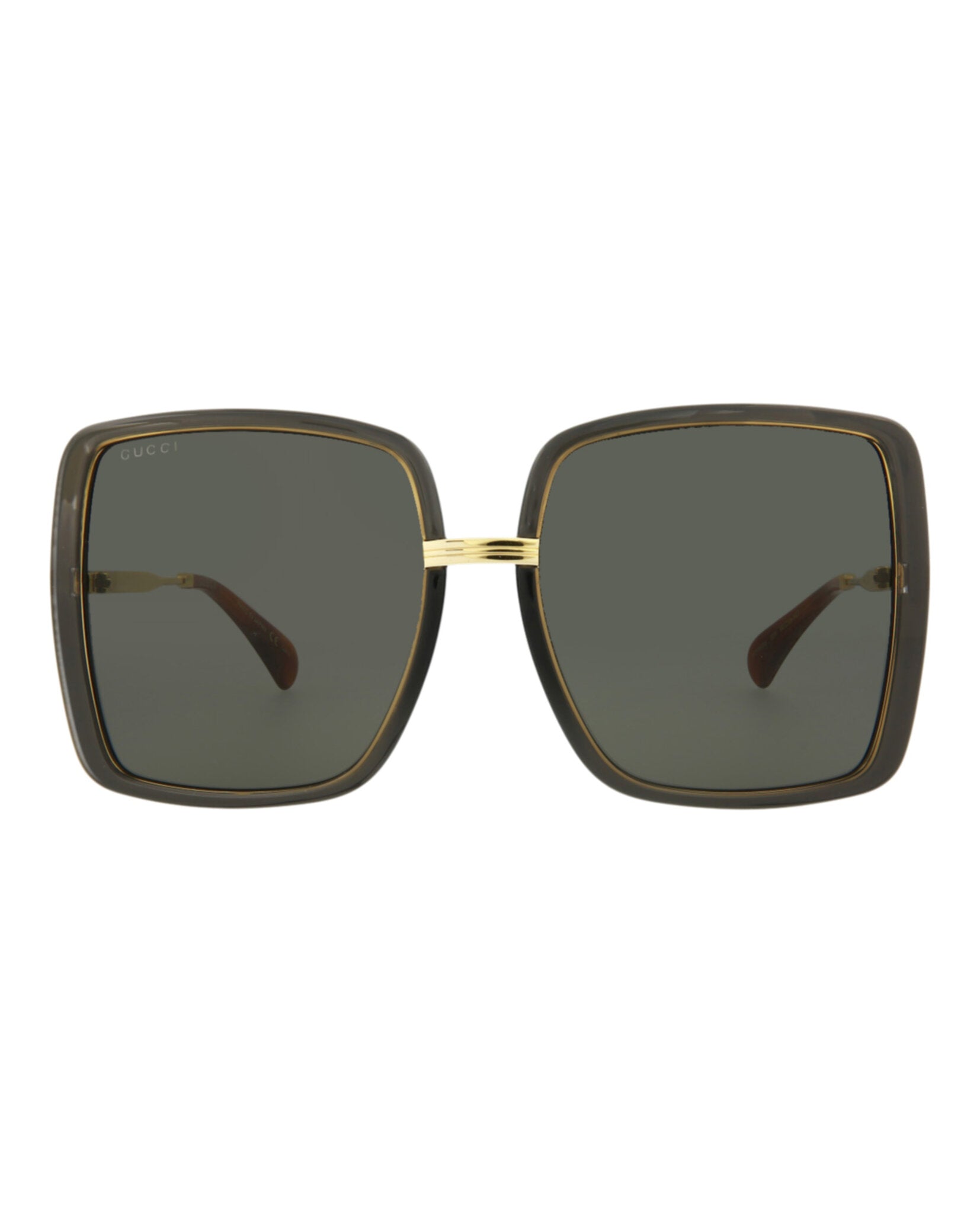 Gucci Womens Grey Gold Grey Fashion Designer Eyewear