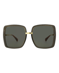 Gucci Womens Grey Gold Grey Fashion Designer Eyewear