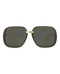 Gucci Gucci Mens  Grey Gold Grey Fashion Designer Eyewear