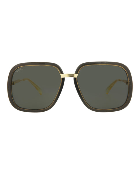 Gucci Mens Grey Gold Grey Fashion Designer Eyewear – Bluefly