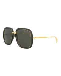 Gucci Gucci Mens  Grey Gold Grey Fashion Designer Eyewear